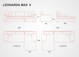 Leonarda MAX II dimenzije